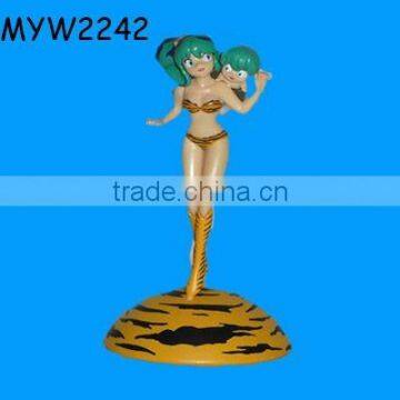 Green Gorgeous Resin nude anime figure