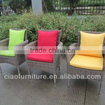 Garden Furniture Half Round Wicker Dining Chairs photo-4