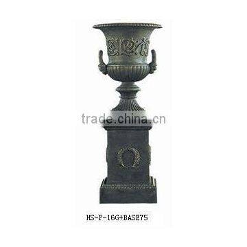 Cast iron flower pot decorative antique flower pot