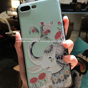 Cute Cartoon Cell Phone Case Cover Silicone Mobile Phone Cases for IPhone7/7Plus/6/6s/6plus/6splus Back Cover Shell photo-4