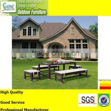 Outdoor Furniture Rattan Furniture Bar Chair, Beach and Bar Table, Rattan Bar Furniture