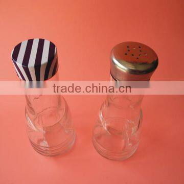 High Salt Sugar Pepper Herbs Glass Storage Bottle With Sifter Covers photo-2