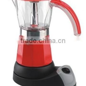 espresso coffee maker moka coffee pot/electric moka coffee maker