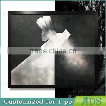 Customized New Design Framed Wall Painting With Gold Leaf photo-2