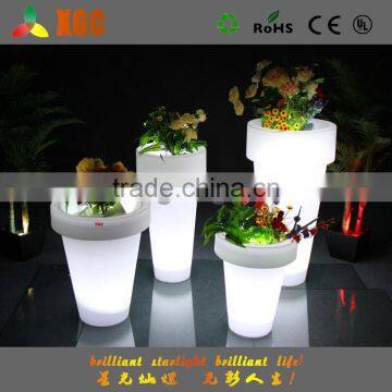 Party Decorative Flower Vase Led Light/LED Lit Flower Pot Home Decoration Plastic Plant Pots photo-2