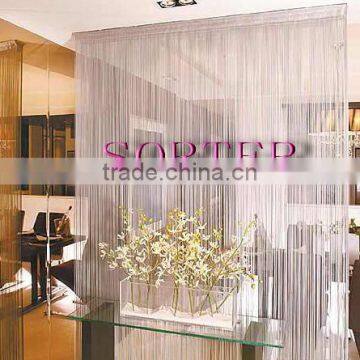 modern hanging decorative string curtain/line screen for room divider/window/door with beads