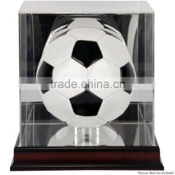Factory Wholsale Acrylic Soccer Ball Display Case/soccer Ball Holder/lucite Ball Display Box photo-3