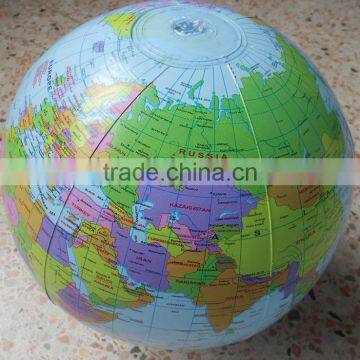 Promotional Inflatable globe map design Beach Ball