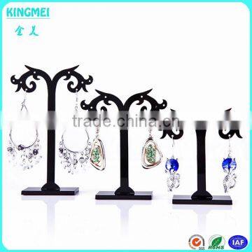 High quality Black tree shape table top earing acrylic display holder for jewelry stores