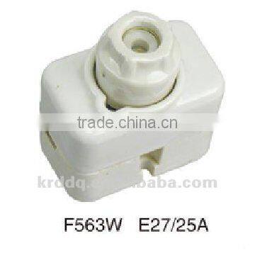 F563W E27 25A Porcelain Fuse Unit