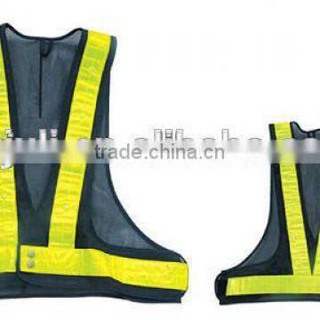 LED safety vest meeting CE EN 471,