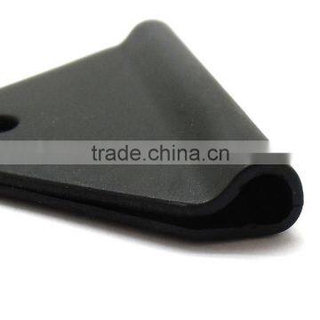 Black Plastic Chafe in 2", Chafe Tab for Bags or Travelware, Nylon Flat Chafe Tab for Bag Accessories photo-3