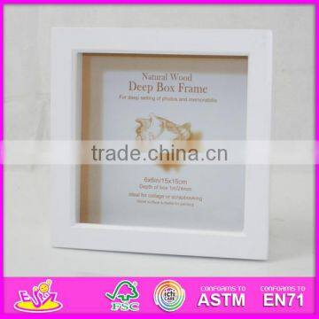 2016 wholesale wooden photo frame, cheap wooden picture photo frame W09A018