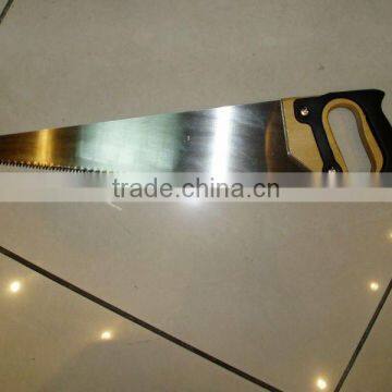 triple sharpening wooden hand saw
