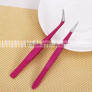 Factory Price High Quality Rubber Plastic 430 Eyebrow Tweezer in Beauty Salon photo-5