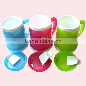 480ml Colorful Plastic Mug With Handle photo-3