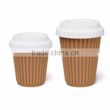 G-2015 Food-grade Collapsible Silicone Coffee Cup For Camping