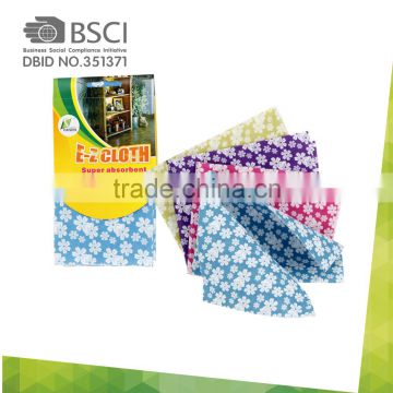 Spunlace disposable household wiping nonwoven wipers