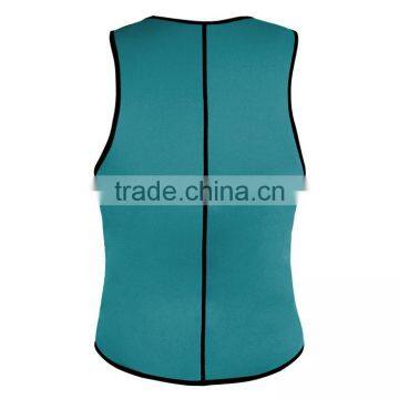Weight Loss Body Shaper Mens Neoprene Slimming Sauna Vest&tank Top With Zip photo-3