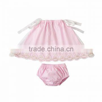 baby long lace swing outfits kids shorts set