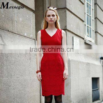 Wholesale Newest Brand Sexy Mini V-neck Fashion Dress 2015 Women Clothing