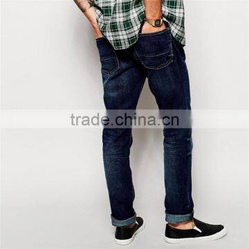 Custom 98%cotton 2%spandex Men Denim Jeans photo-2