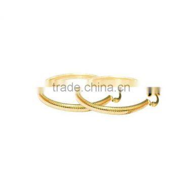 Indian Style Gold Plated Hoop Earrings