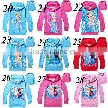 2015 new fashion girls hoodies kids custom hoodies child pullover hoodies