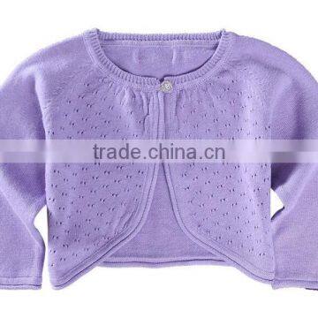 Wholesale Newborn Baby Girls Pink Bolero Cardigan Sweaters photo-2