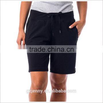OEM Lady Cotton Outside Shorts Loose Plus Size French Terry Women Pants photo-5