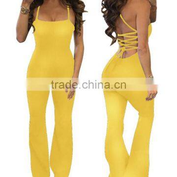 Zm50321b Women Jumpsuits Loose Pants Sexy Hot Sell Lady Trousers photo-5