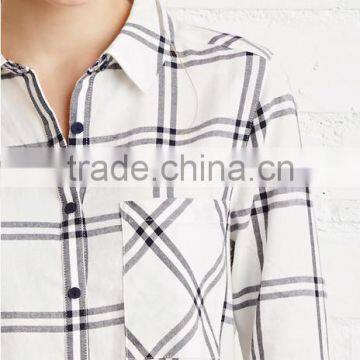 Wholesale Fashion Design Lady Casual Long Sleeve Blouse photo-3
