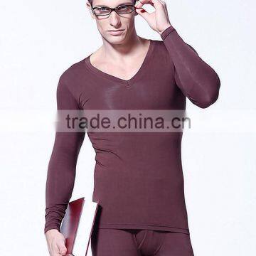 2015 New mature men's sleepwear suit pajamas