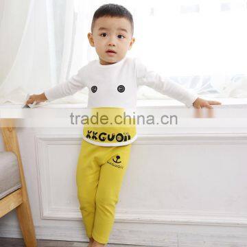 S33611W Korea summer childrens 100% cotton knitted pajama sets