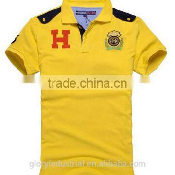Summer Casual Flag Slim Fit Baseball Embroidery Man Polo T-shirt Wholesale photo-5