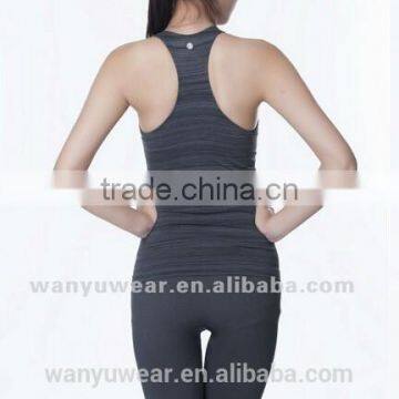 Yarn-dyed Weaving Mini Stripes Seamless Women Tank Top photo-2