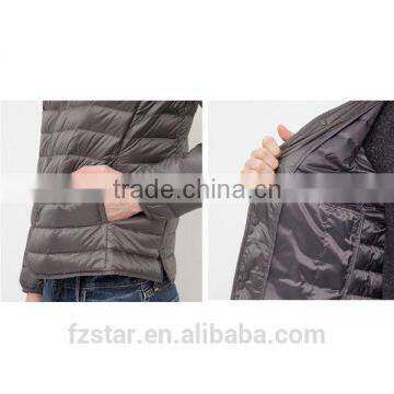 MEN Ultra Light Down Compact V Neck Jacket photo-2