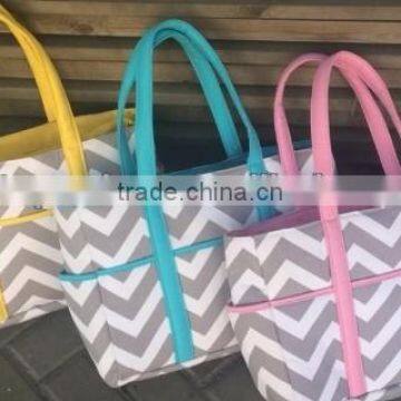 Chevron Diaper Bag Zig Zag Diaper Bag Chevron Nappy Bag Chevron Tote Bag photo-5