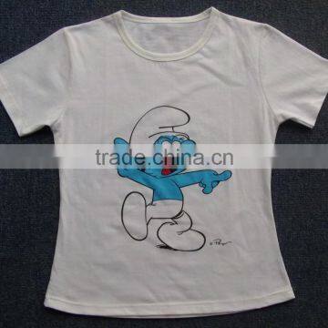 Custom Plain Color Short Sleeves T-shirt Tubes
