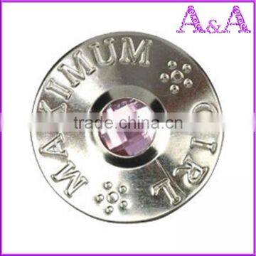 Metal Jeans Buttons With Stone Custom Jeans Button High Qualiity Button photo-5