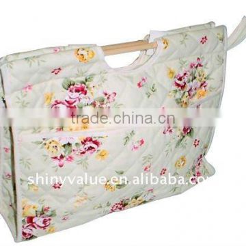 Beautiful Flower Pattern Sewing Basket Manufacturer