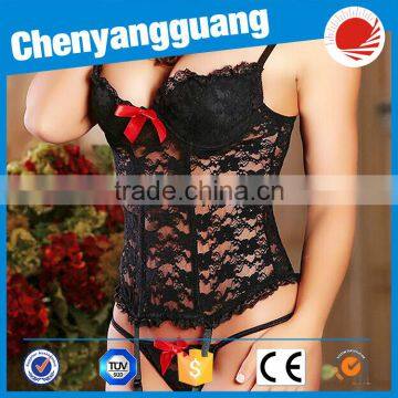 CYG-Mini Dress Sexy Lingerie See Through Mesh Sheer Straple LINGERIE photo-2