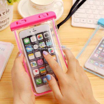 Underwater Outdoor Universal IPX8 Waterproof Pouch Waterproof Dry Bag for Cell Phone With Dule-Sides Transparent Windows photo-3