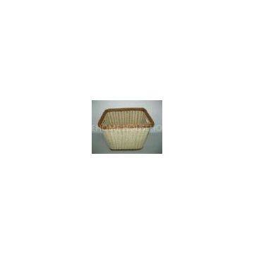 Eco-Friendly Poly Rattan Laundry Basket Rectangle With Handle