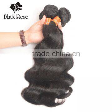Black Rose Natural Color Body Wave Raw Cambodian Hair Bundles photo-4