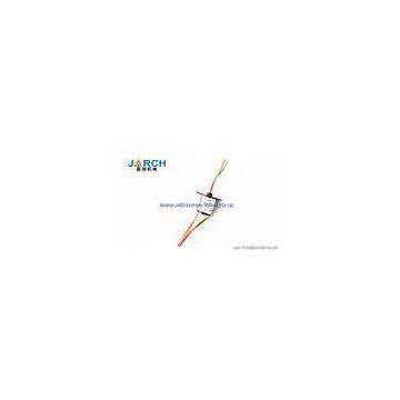 Miniature Flange Capsule Slip Ring / Electrical Slip Ring Connectors 6 Circuits