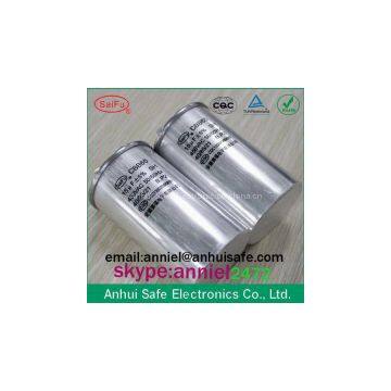 price dual CBB65 ac capacitor 30UF 40UF 50UF for air conditioner round oval type pin termianl 450VAC