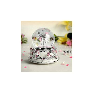 Birthday Snow Globe Music Boxes