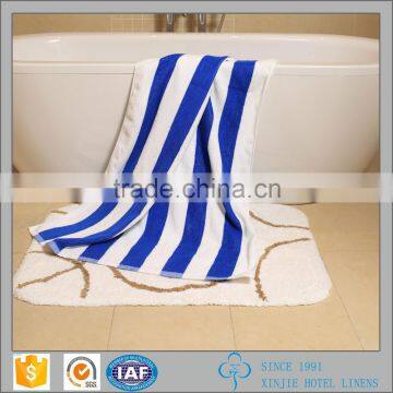 thick cotton colored stripe beach salon hotel pool towel