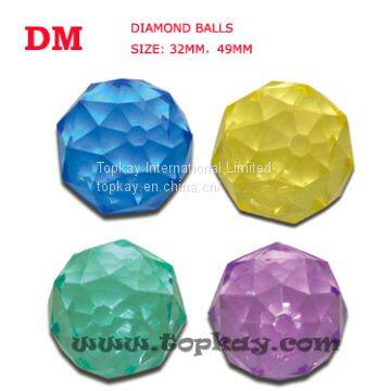 Diamond shape bouncing ball, diamond ball, diamond bouncy ball